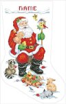 (image for) Santa & Animals Stocking